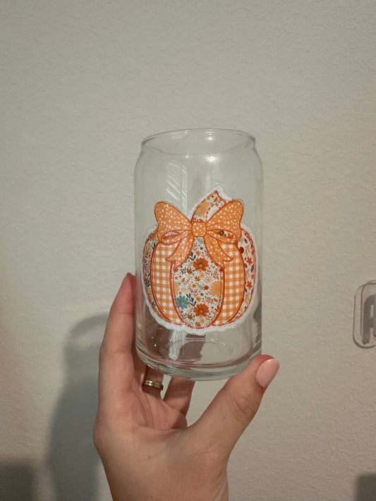 Pumpkin Beer Glass Cup