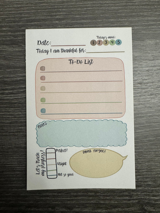 Daily Planner 4x6