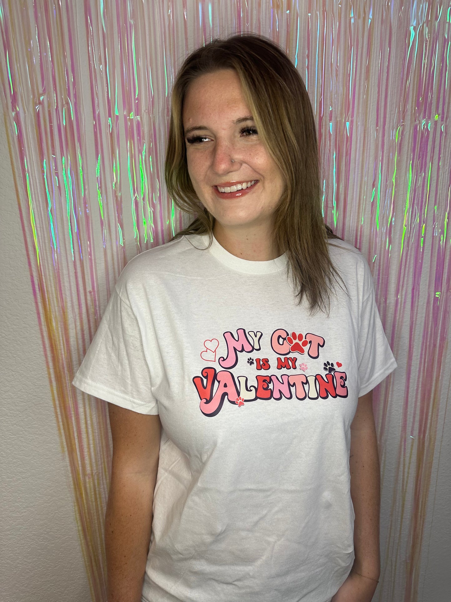 My Cat Is My Valentine T-shirt