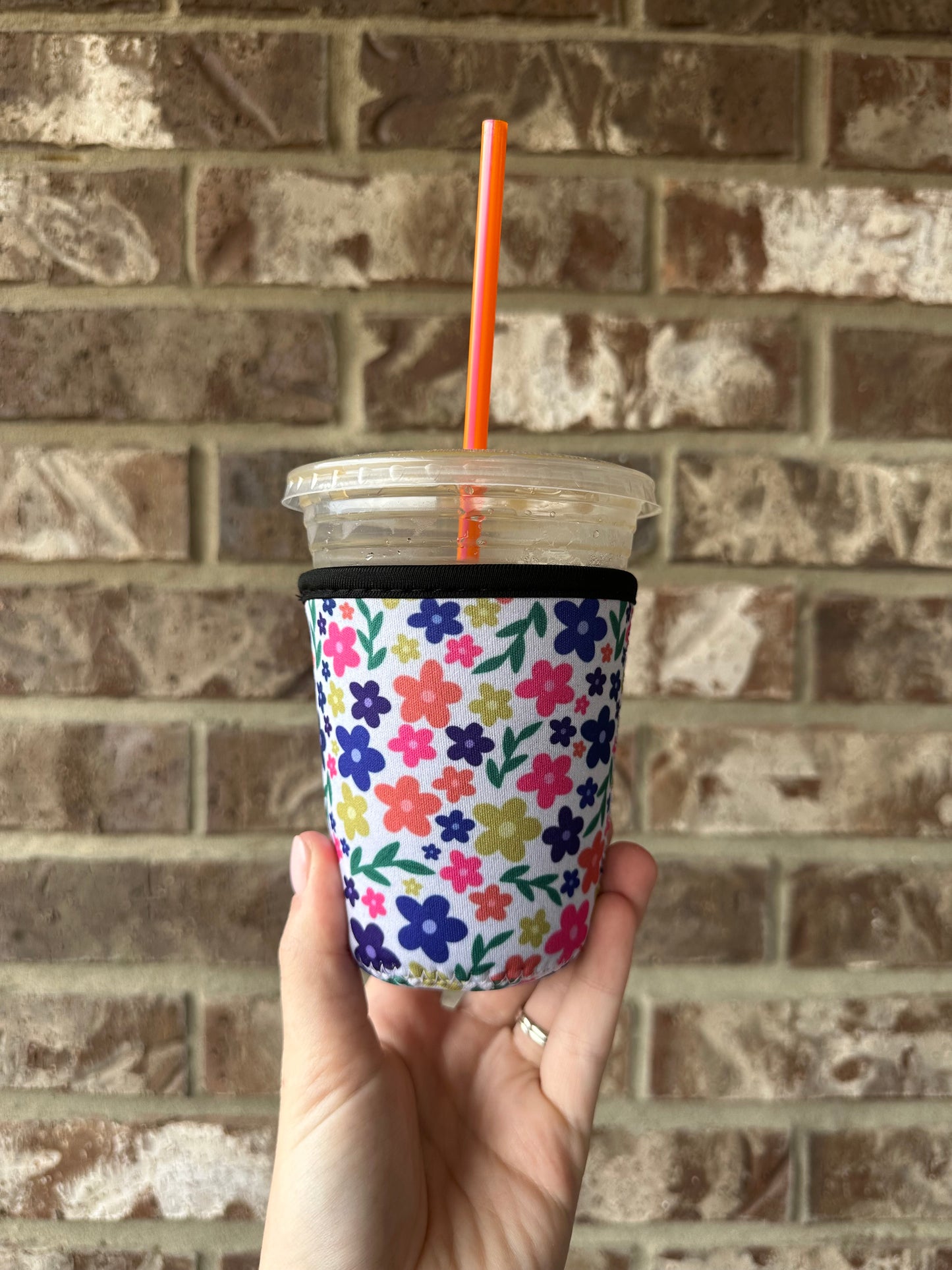 Floral Cup Coozie