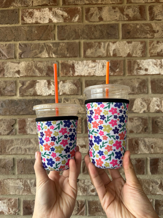 Floral Cup Coozie