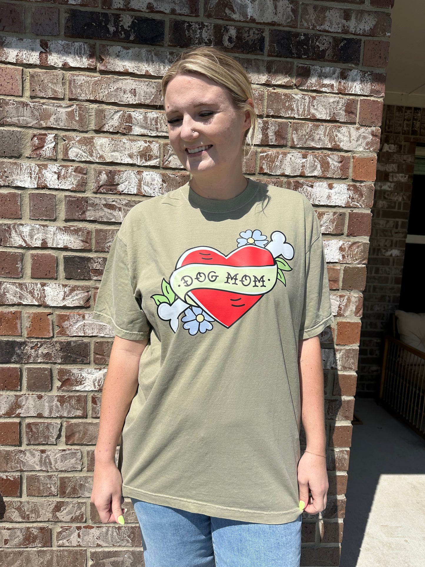 Dog Mom/Cat Mom Tattoo T-shirt