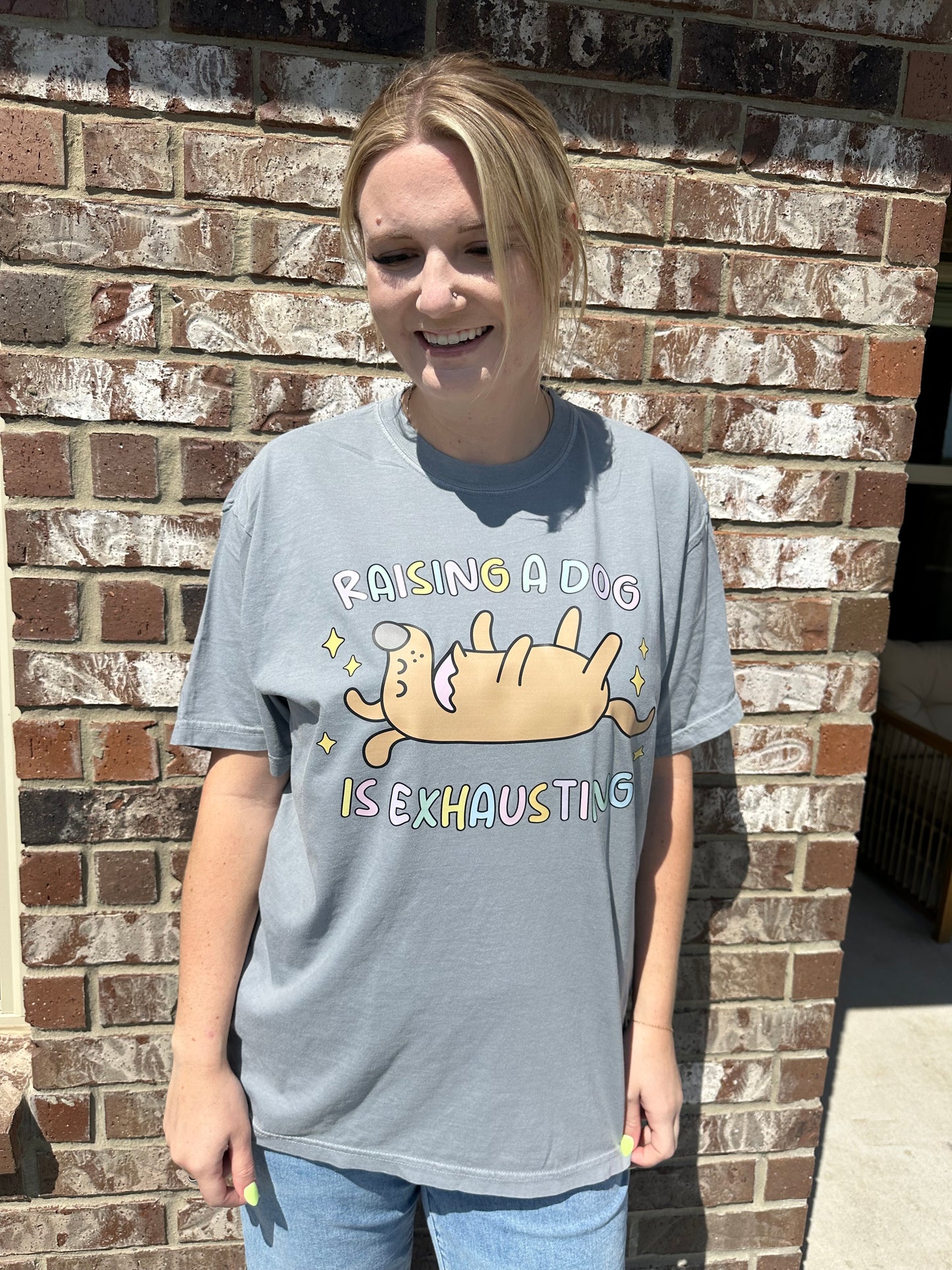 Raising a Dog/Cat is Exhausting T-shirt