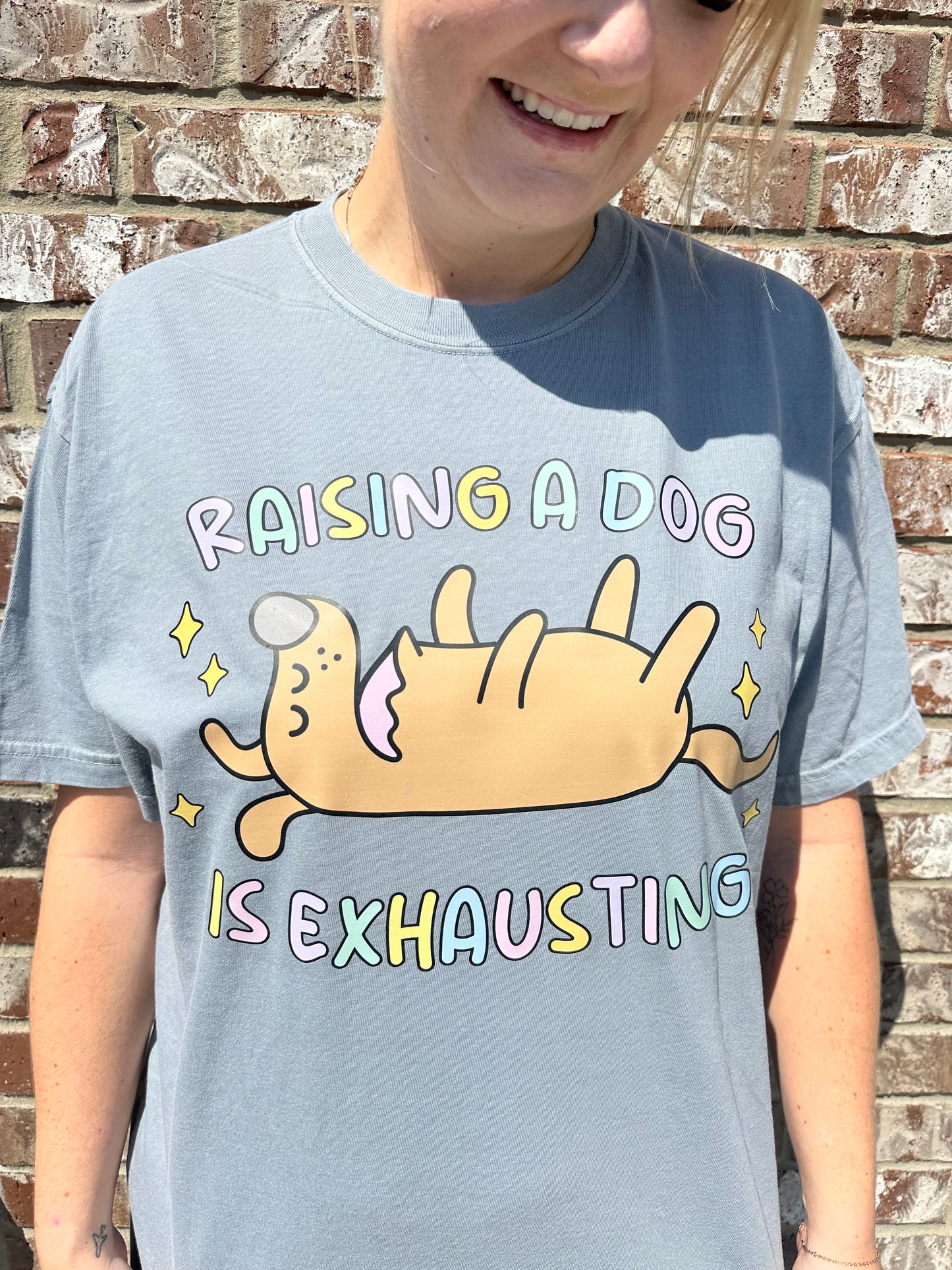 Raising a Dog/Cat is Exhausting T-shirt