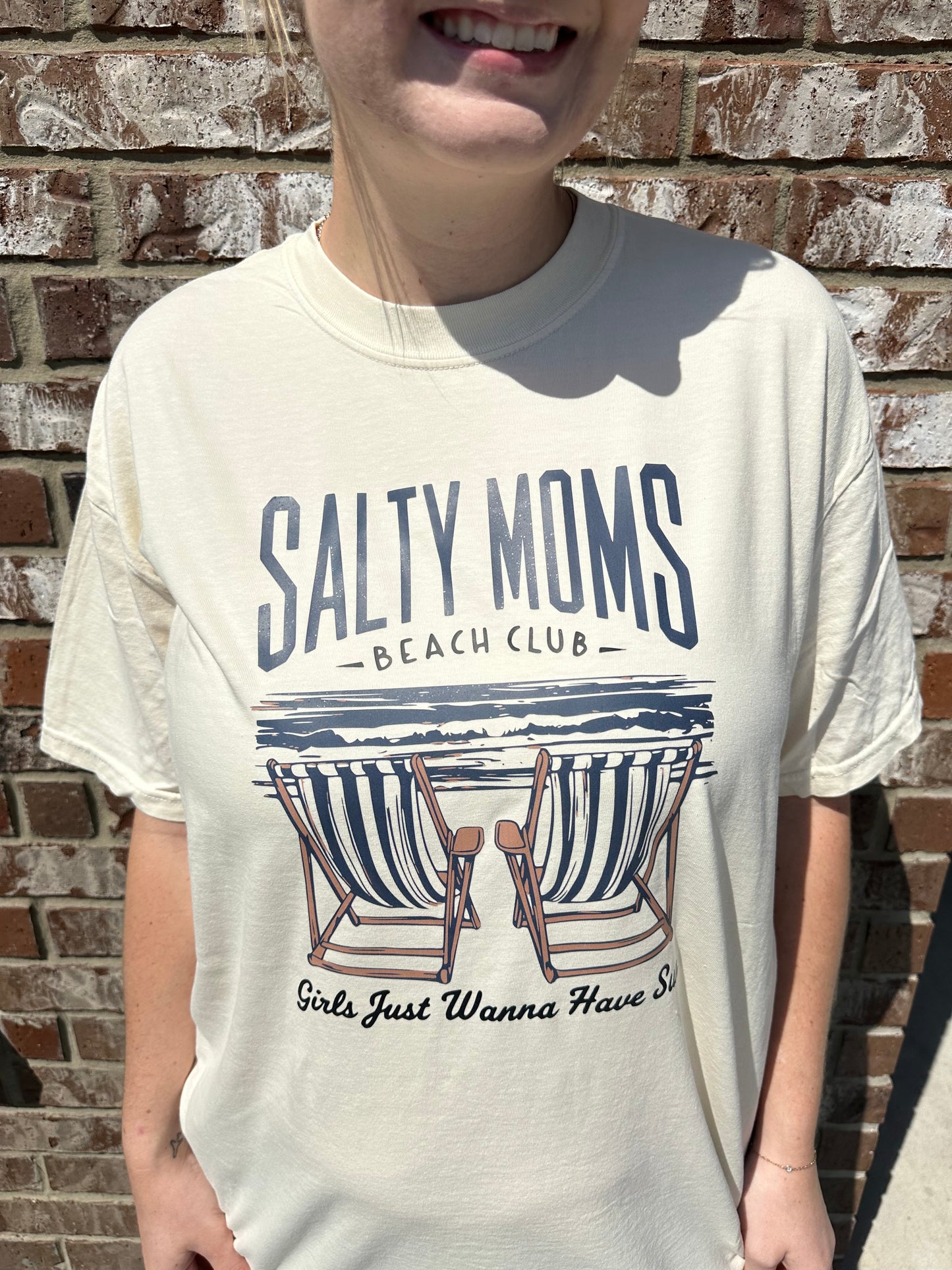 Salty Moms Beach Club T-shirt