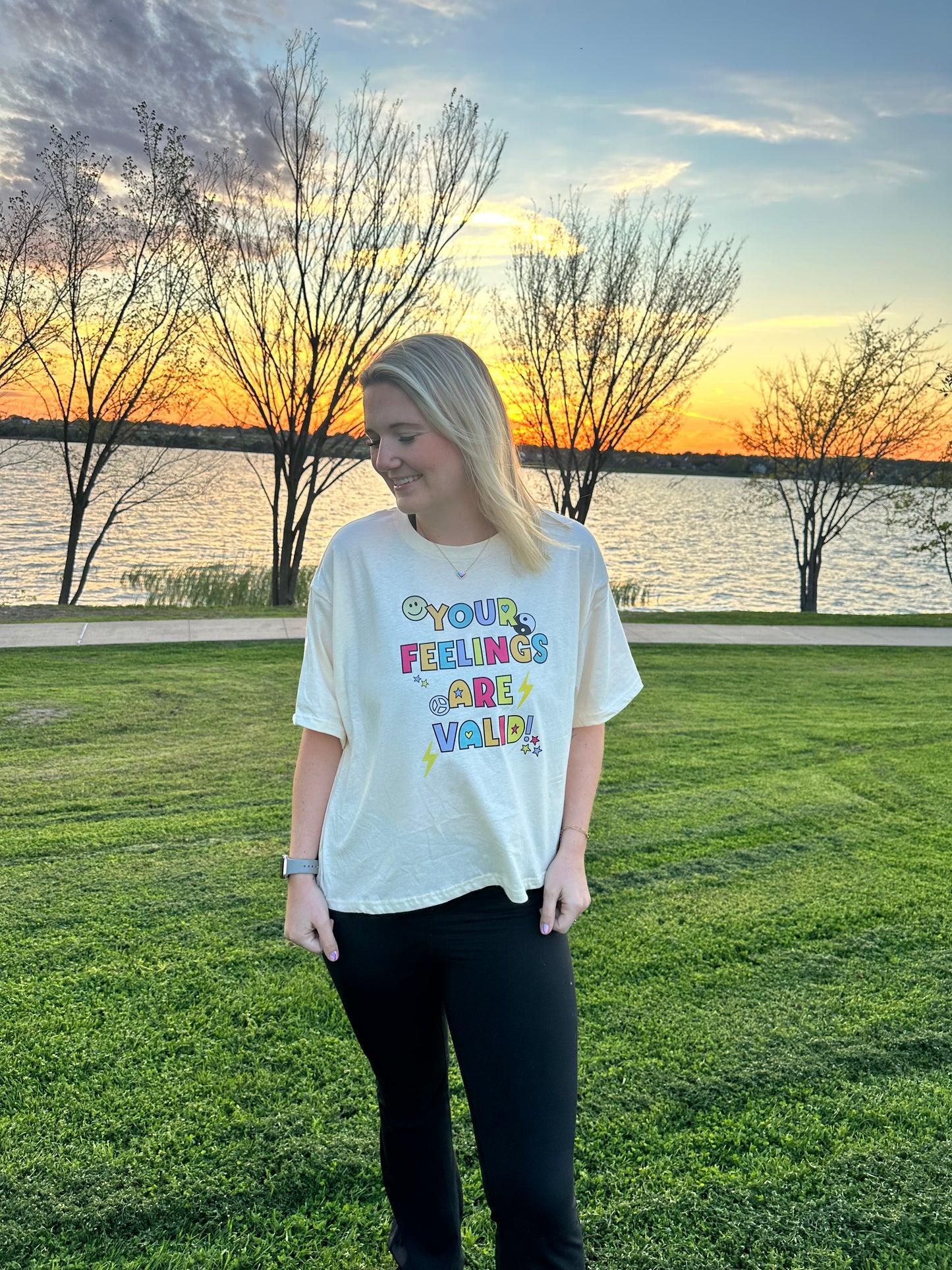 Your Feelings Are Valid Boxy Crop Top