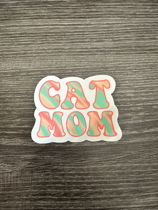 Cat Mom Sticker