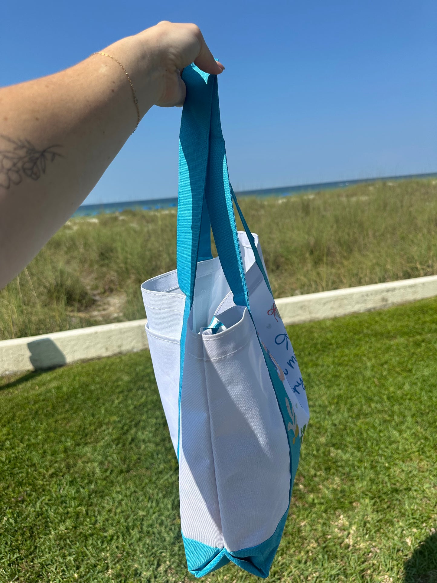 Beach More Worry Less Tote Bag
