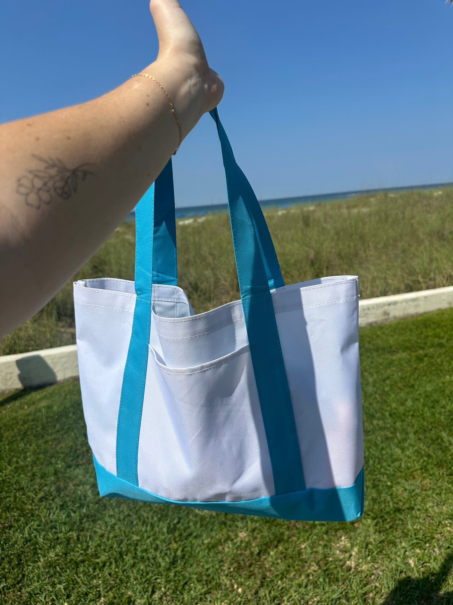 Beach More Worry Less Tote Bag