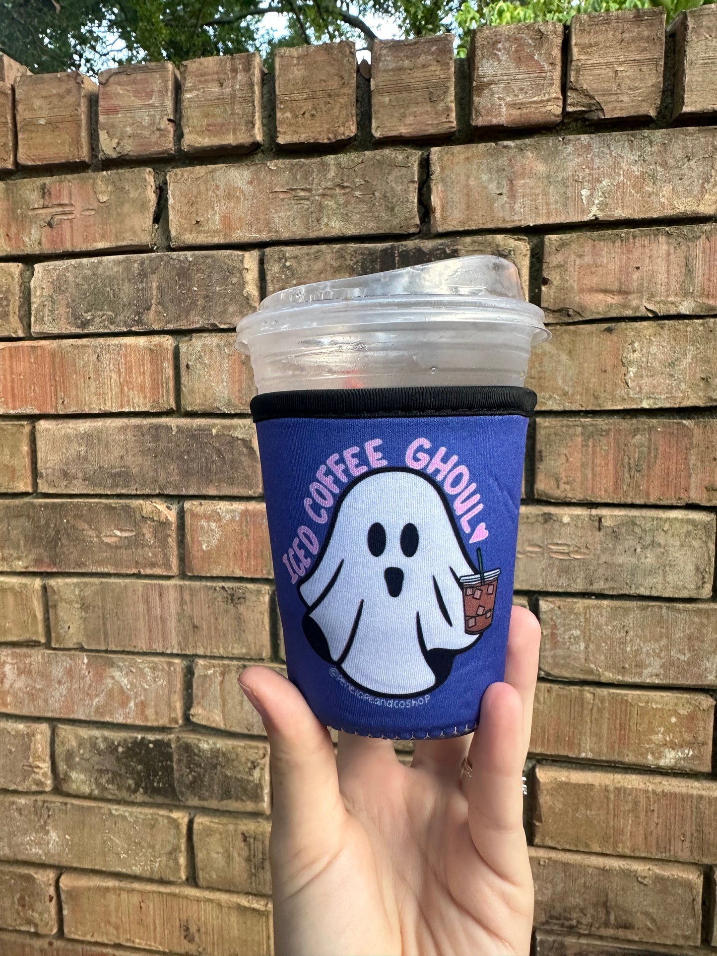 Iced Coffee Ghoul Cup Coozie