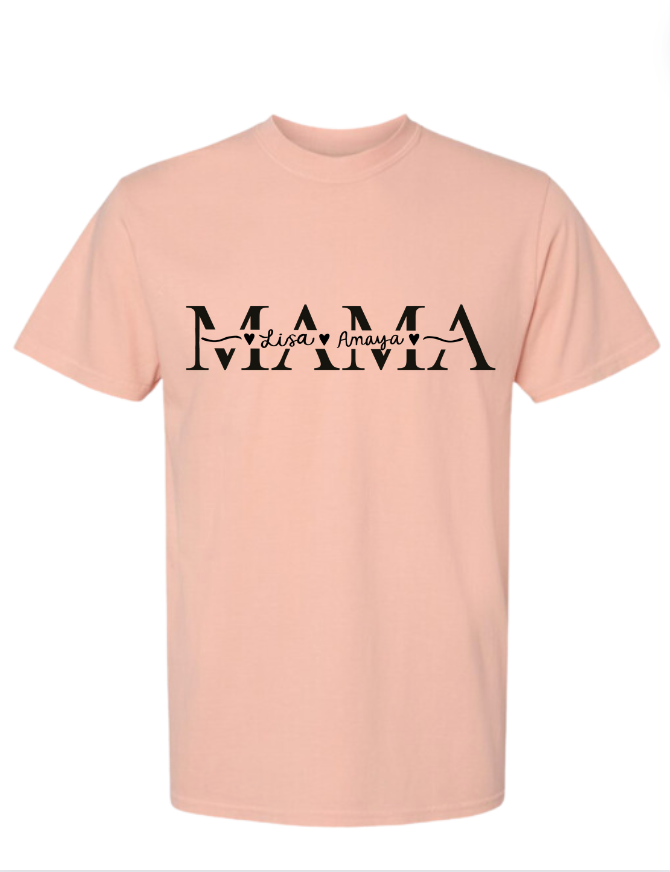 Customized Mom/Grandma T-Shirt