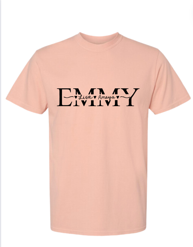 Customized Mom/Grandma T-Shirt