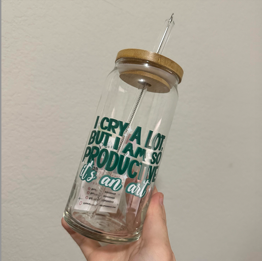 I Cry Alot (TTPD) Beer Glass Cup