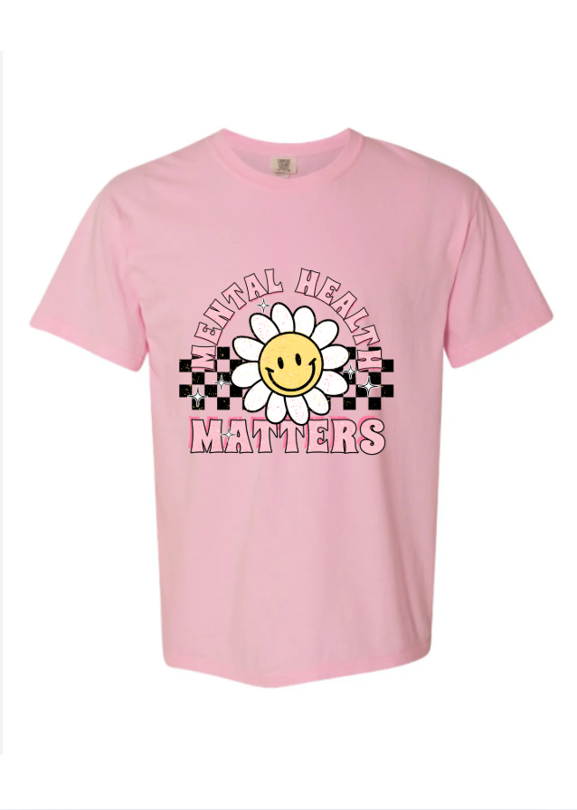 Mental Health Matters Smiley T-shirt