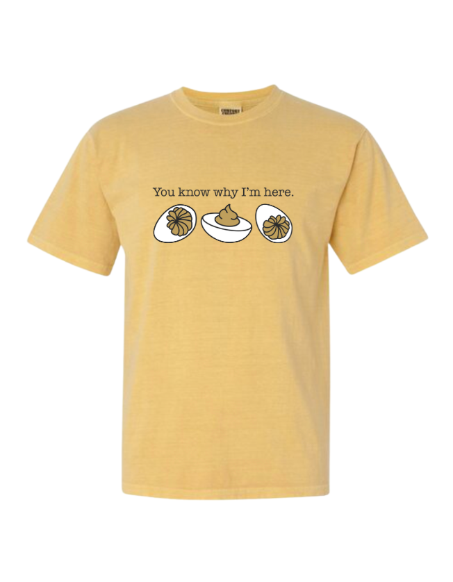 Thanksgiving "You Know Why I'm Here" Tshirt