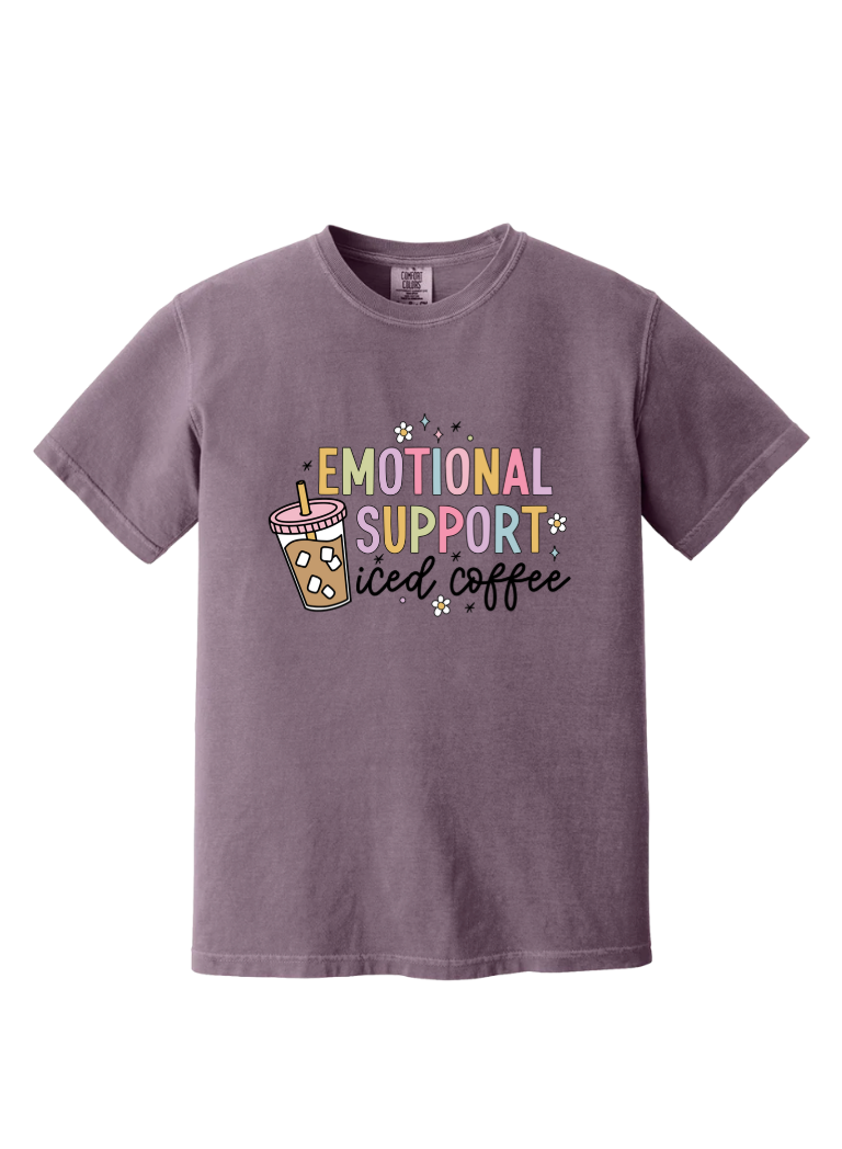 Emotional Support Iced Coffee T-Shirt