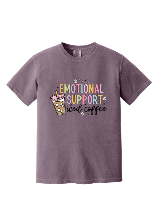 Emotional Support Iced Coffee T-Shirt