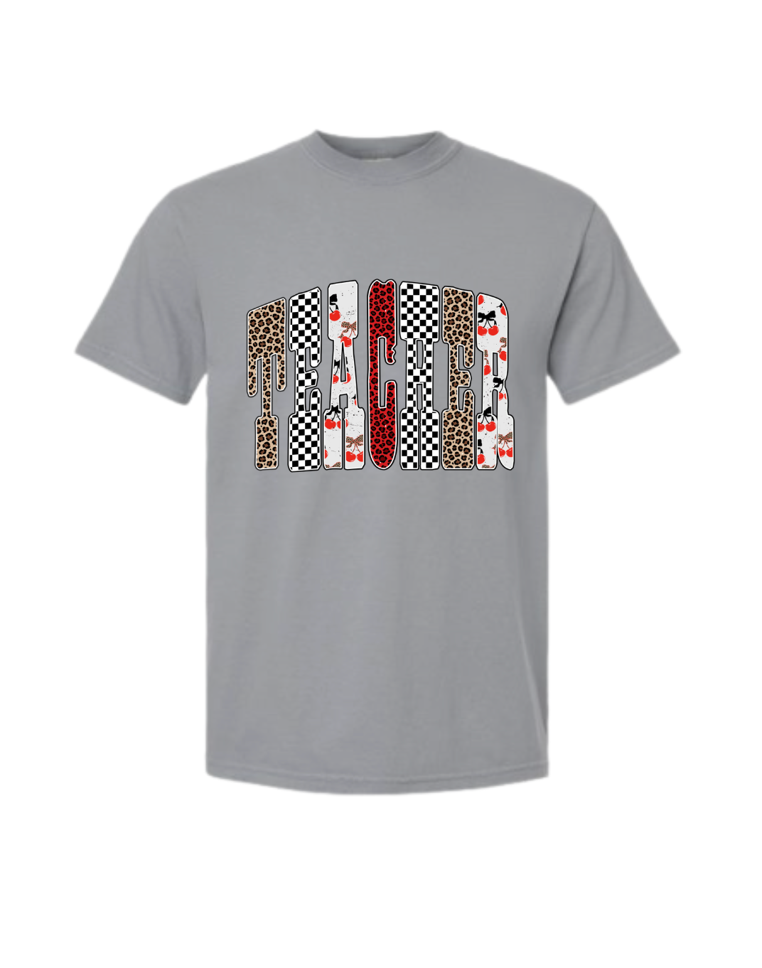 Teacher Checkered Tshirt