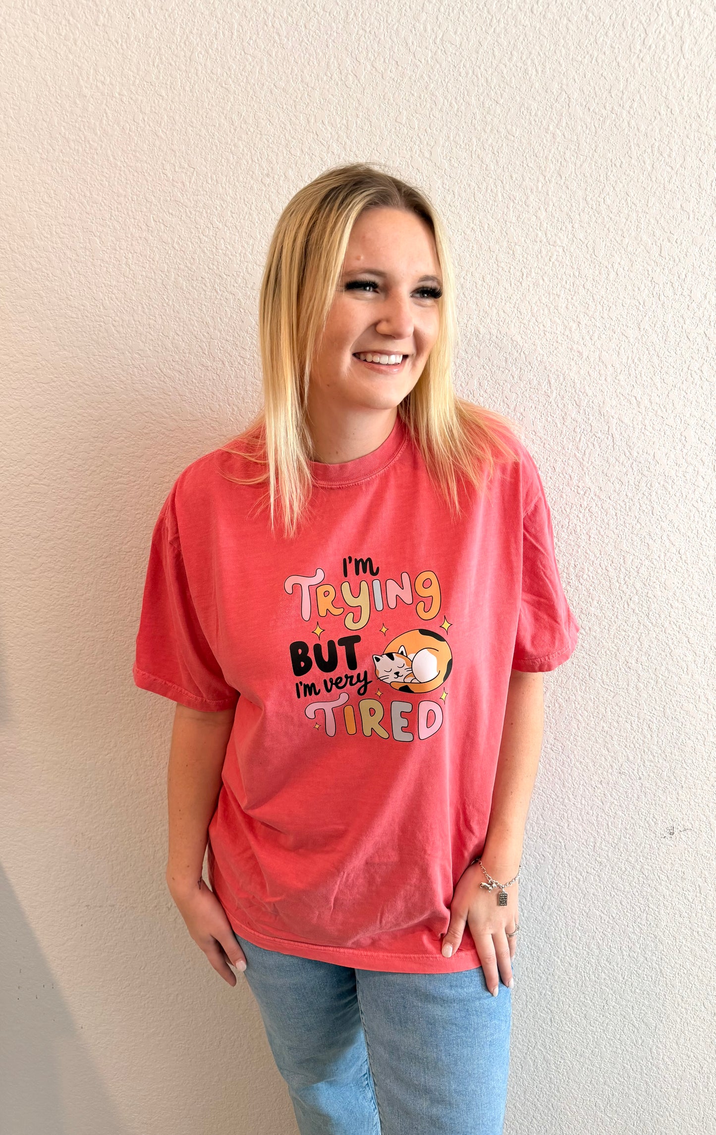 I'm Trying but I'm Tired Tshirt/Crewneck