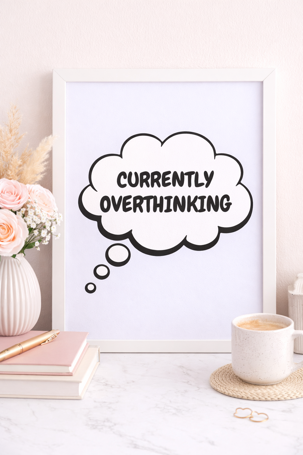 Currently Overthinking Digital Print