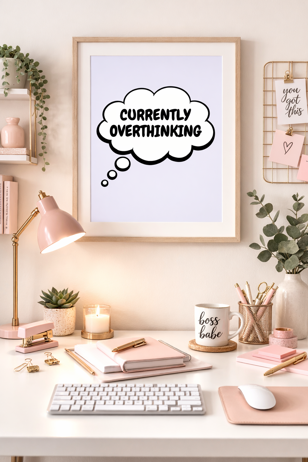 Currently Overthinking Digital Print