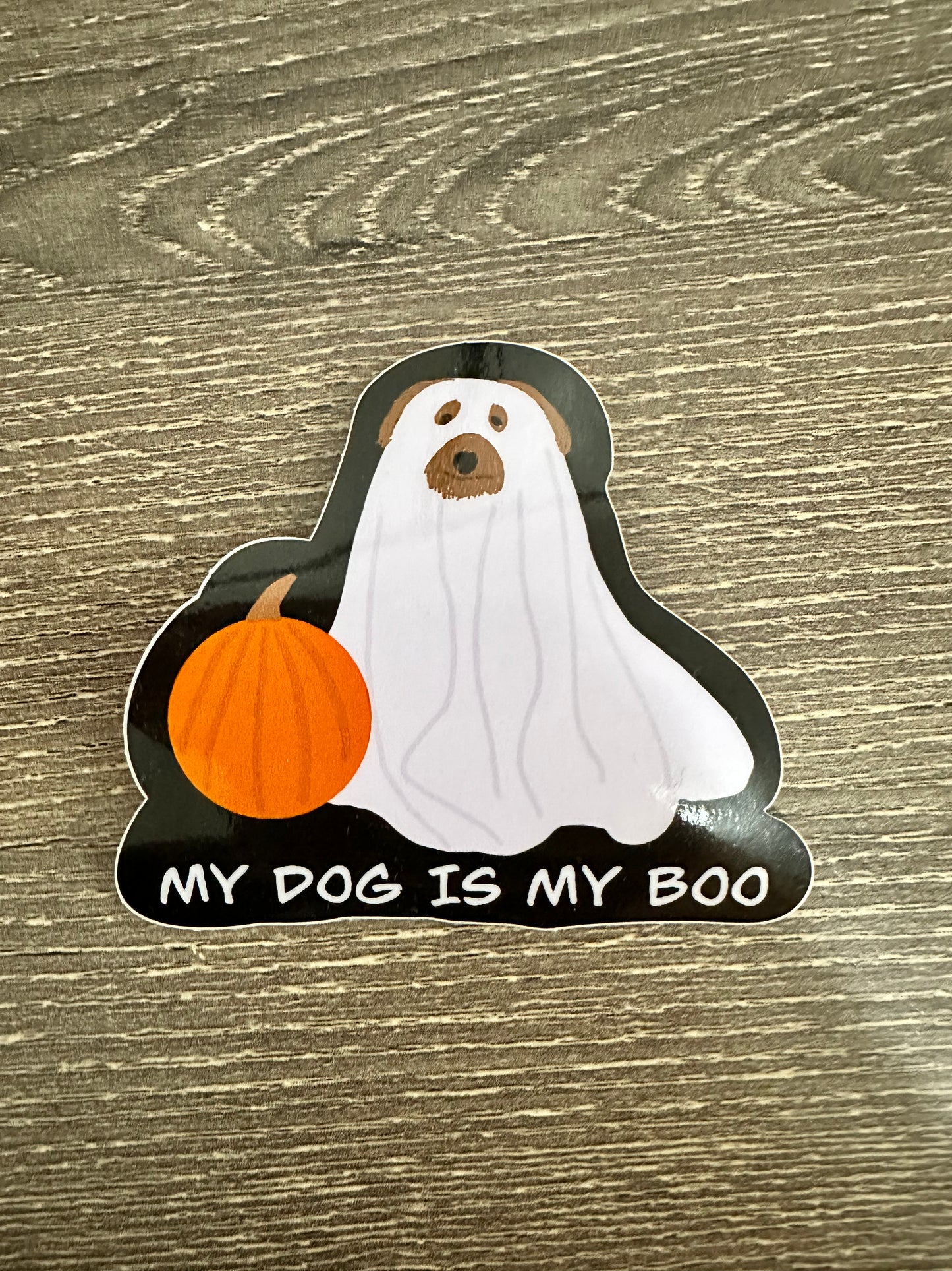 My Dog Is My Boo Sticker