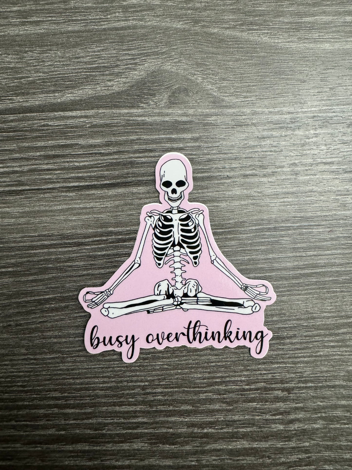 Busy Overthinking Sticker