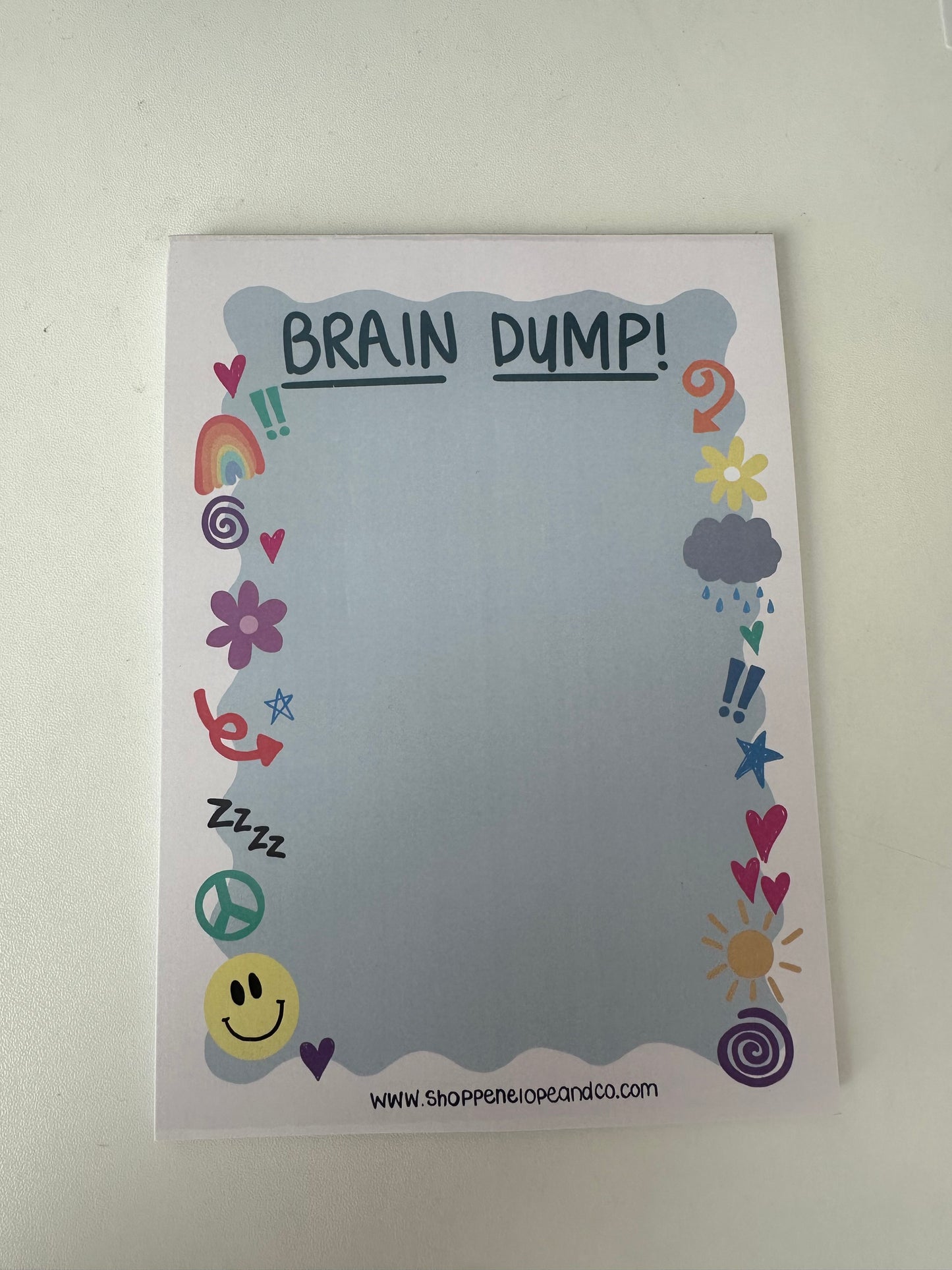 *PREORDER* Brain Dump Notepad