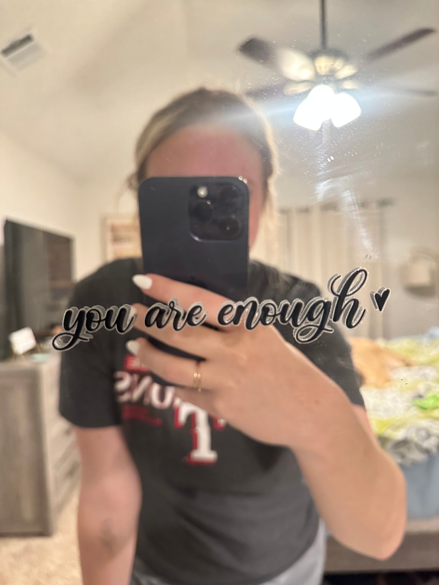 'You Are Enough' Mirror Decal