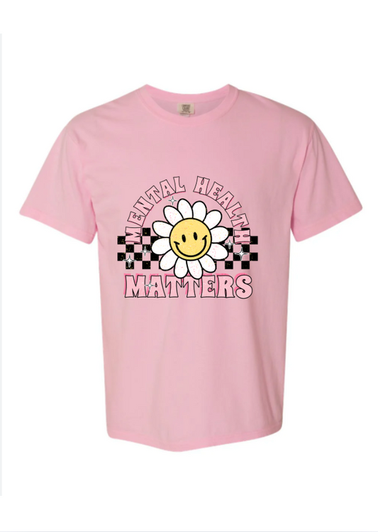 Mental Health Matters Smiley T-shirt