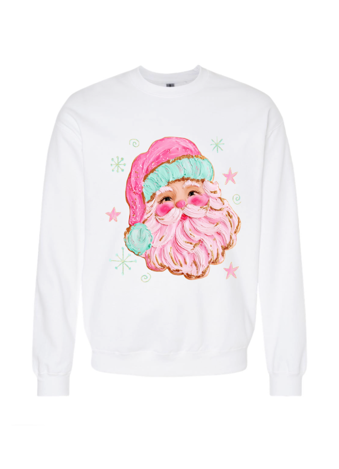 Painted Santa Crewneck/Tshirt