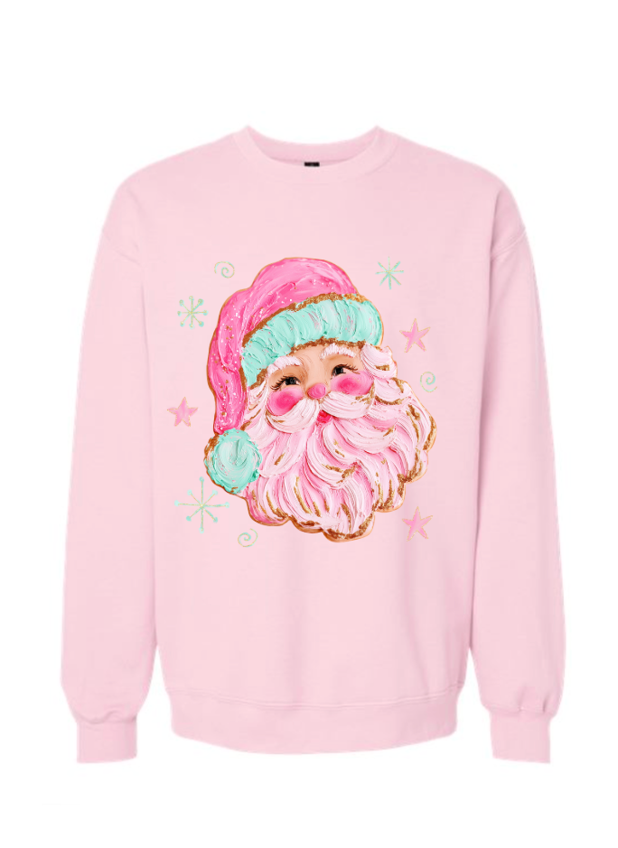 Painted Santa Crewneck/Tshirt