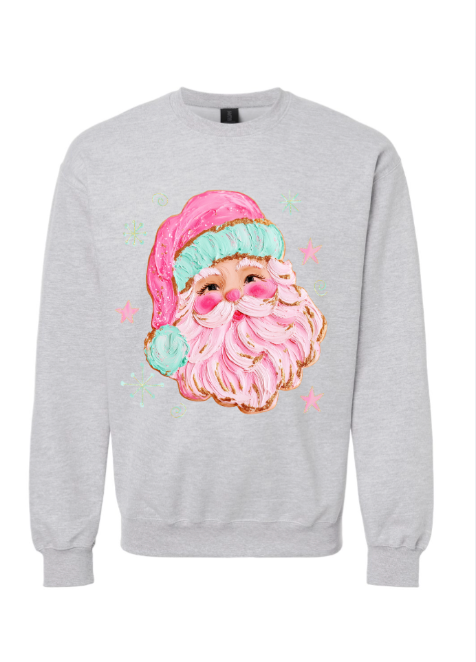 Painted Santa Crewneck/Tshirt