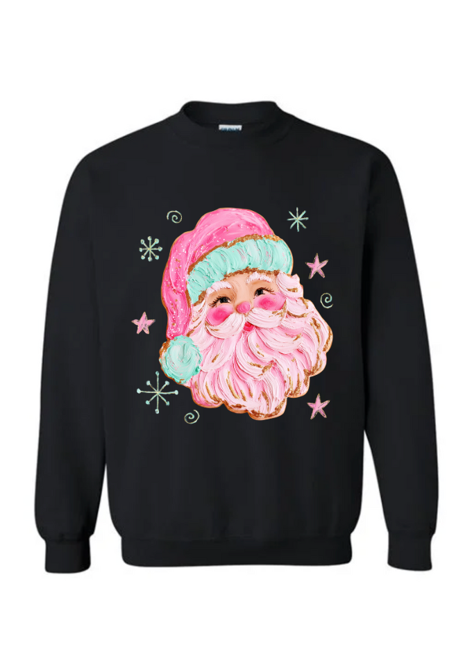 Painted Santa Crewneck/Tshirt