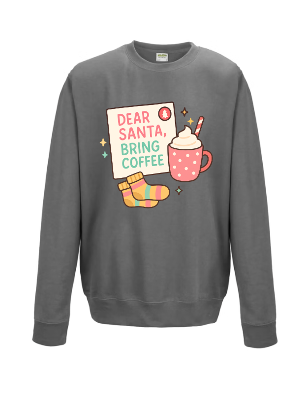 Santa Bring Coffee Crewneck