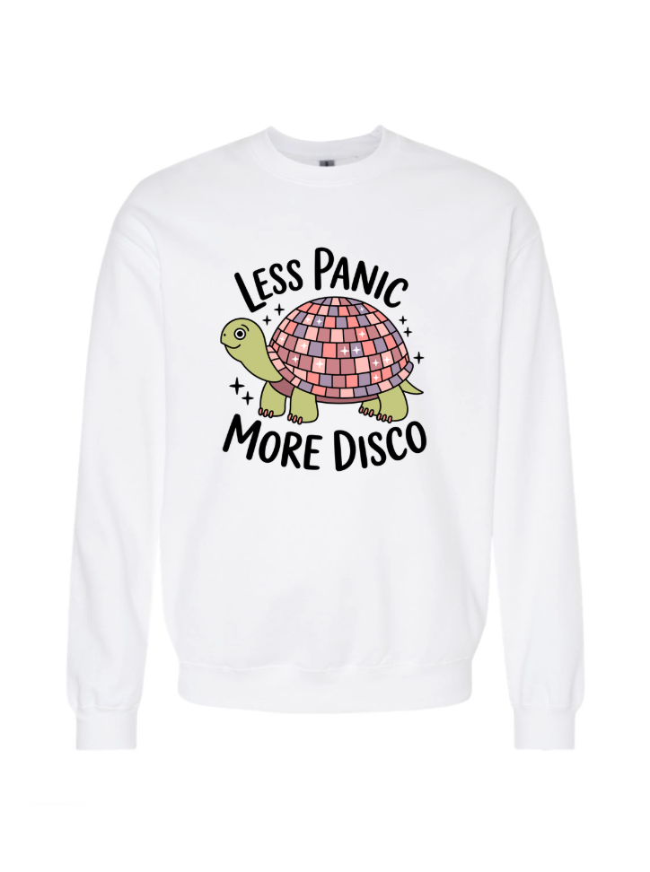 Less Panic More Disco Tshirt/Crewneck