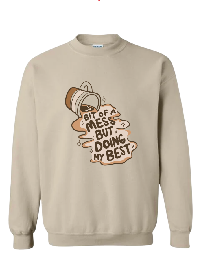 Bit of a Mess Tshirt/Crewneck