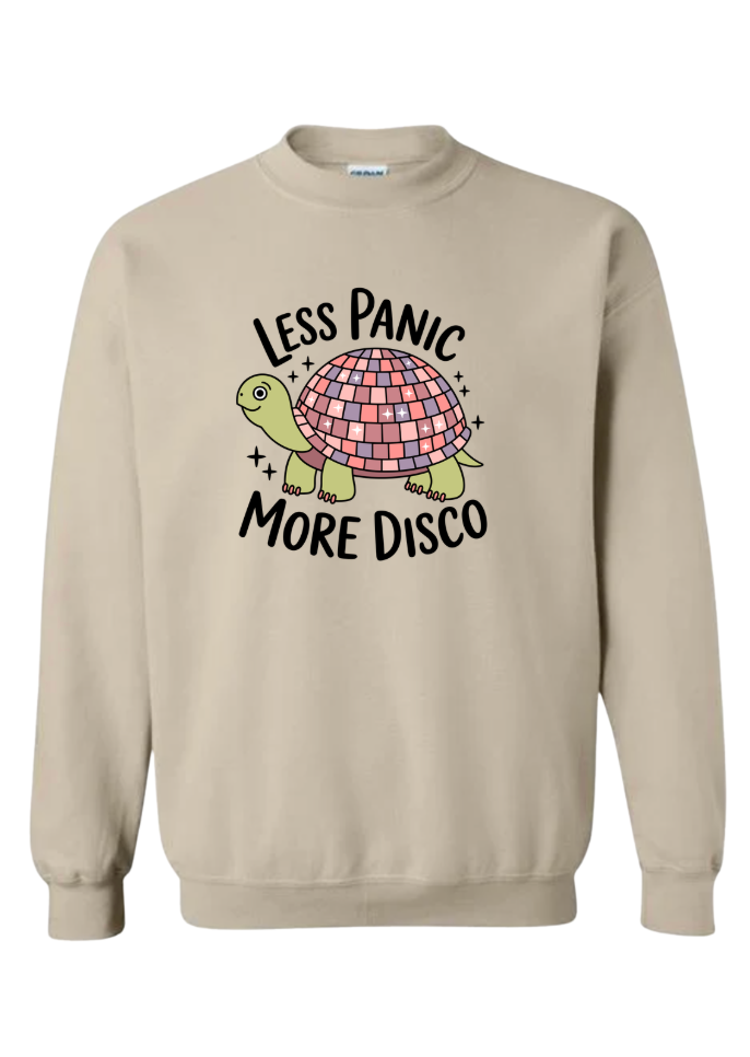 Less Panic More Disco Tshirt/Crewneck