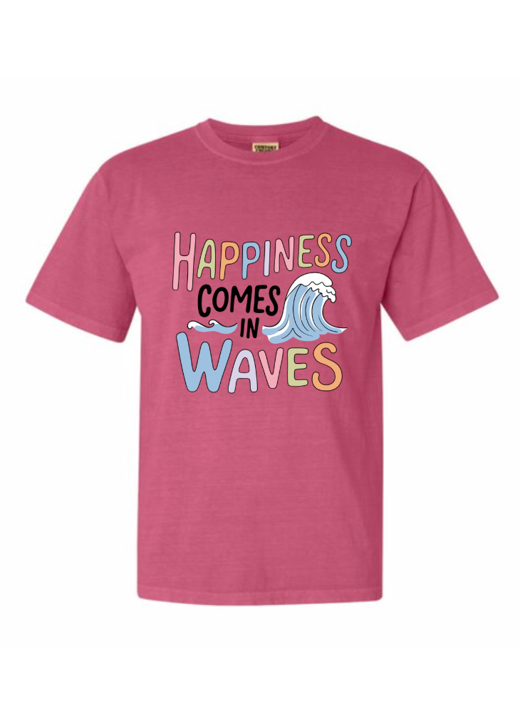 Happiness Comes in Waves Tshirt/Crewneck