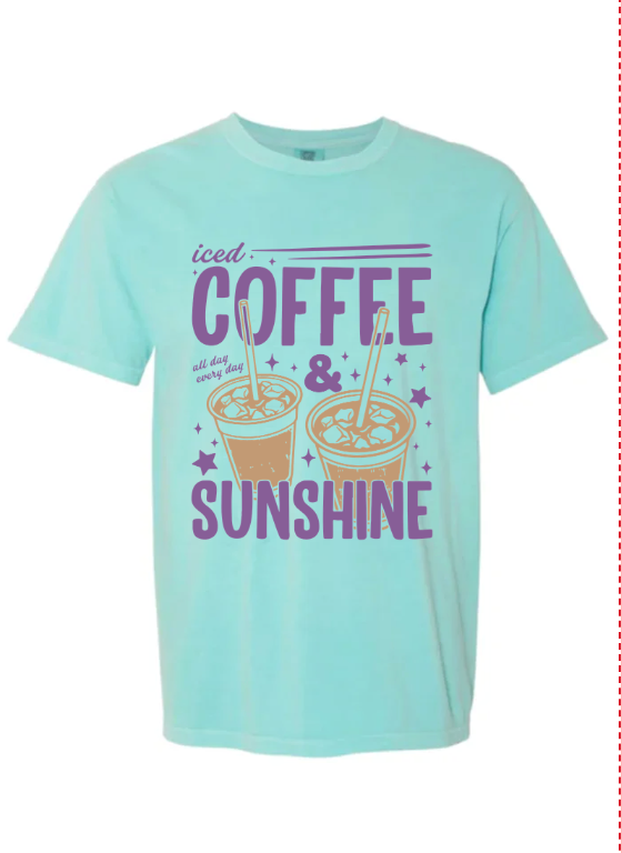 Iced Coffee and Sunshine Tshirt