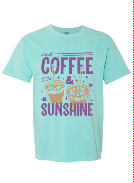 Iced Coffee and Sunshine Tshirt