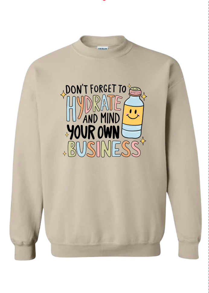 Mind Ya Business Tshirt/Crewneck