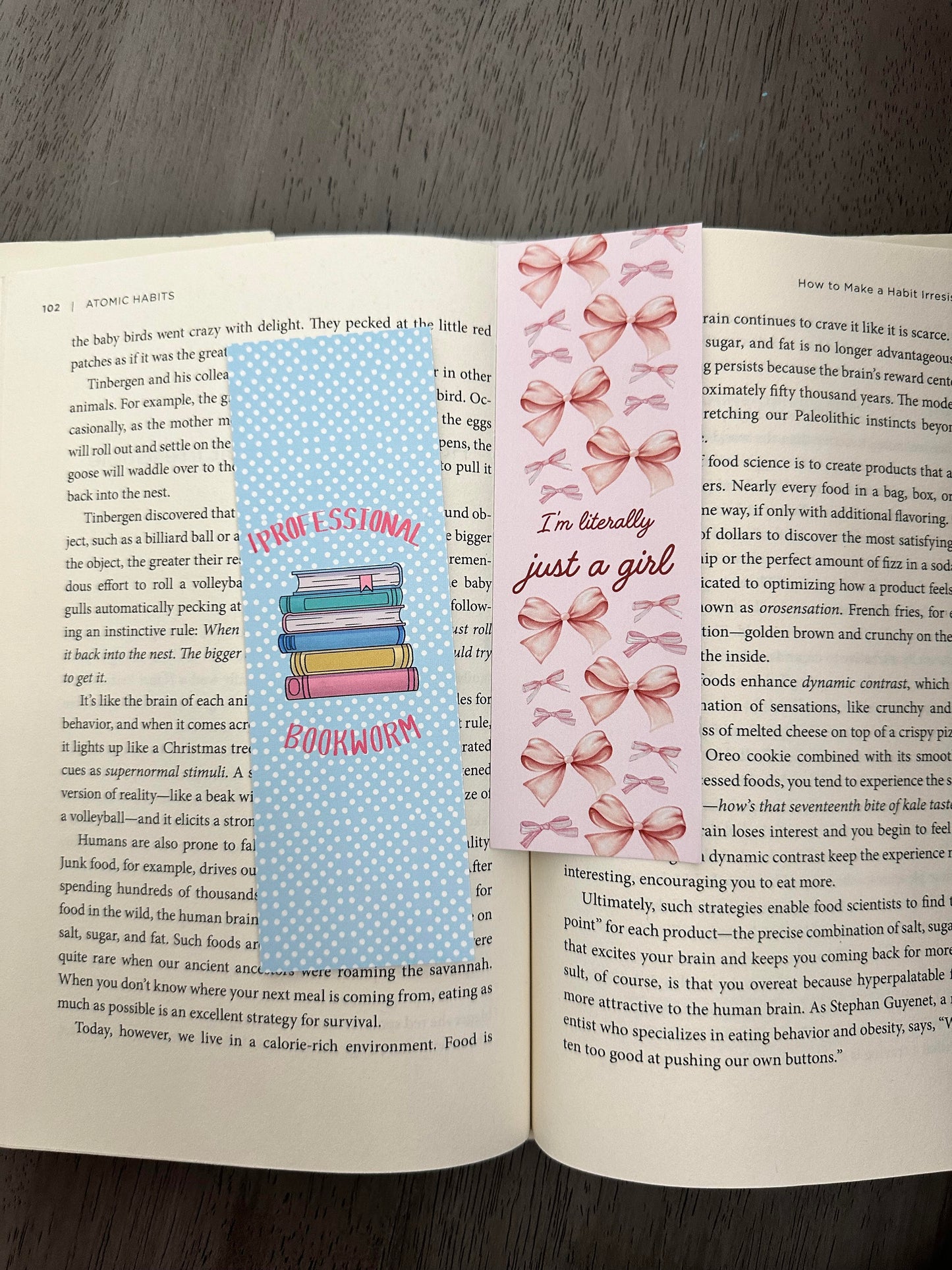 'Oopsie' Bookmarks